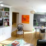 espace cuisine-séjour rénové et aménagé