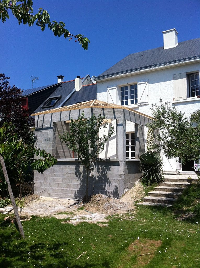 Rénovation de maison et extension à Orvault (44)