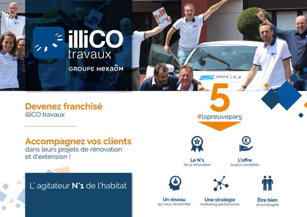 Brochure devenez franchisé illiCO
                                            travaux