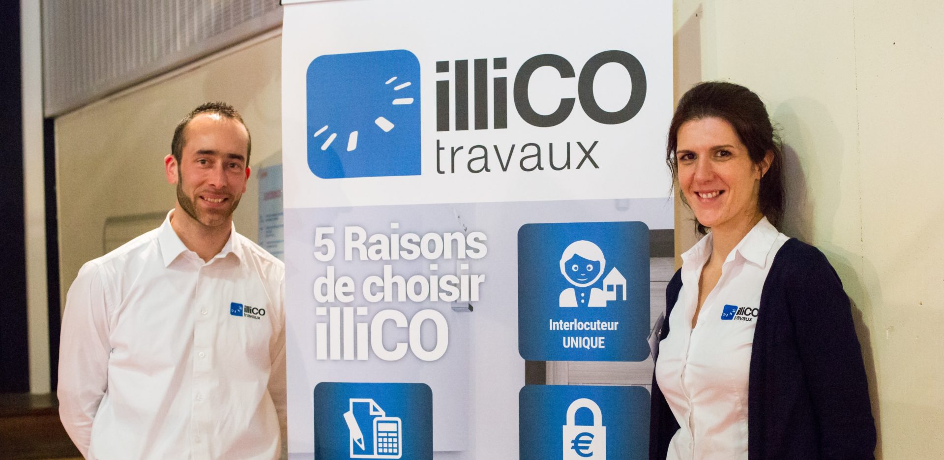 Témoignage de Guillaume et d’Alexandra ROBERT, responsables de l’agence illiCO travaux Beynes