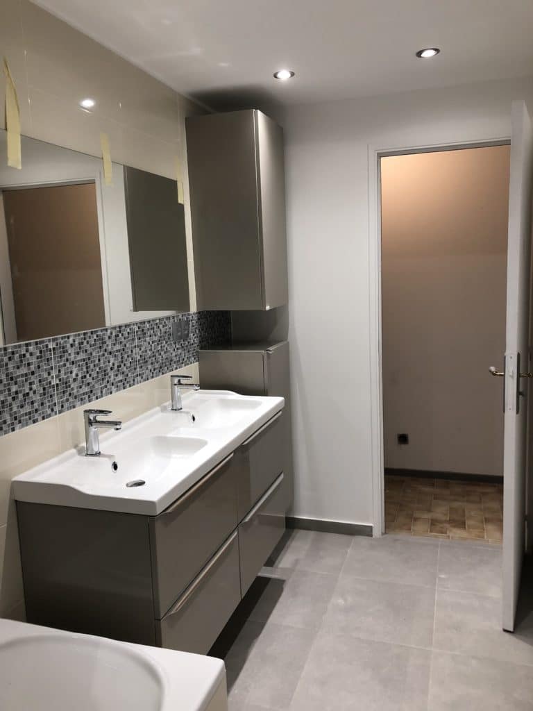 Rénovation d’une salle de bains à Anthon (38)