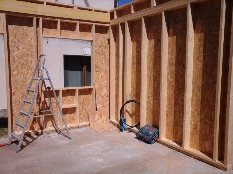 Création d'un atelier en ossature bois à Vaudreuil