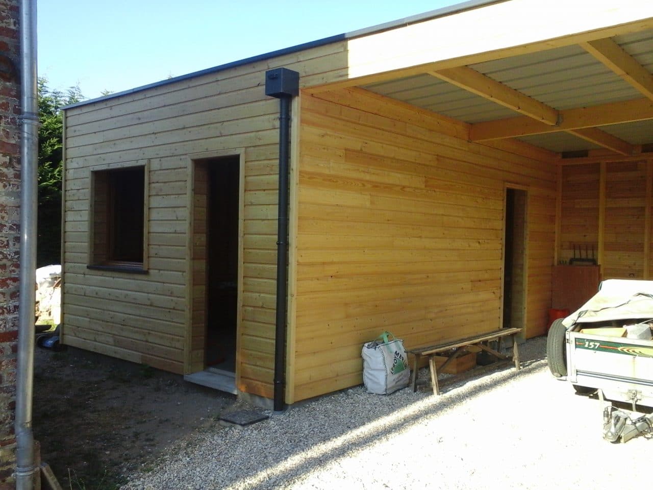 Création d’un atelier en ossature bois à Vaudreuil (27)