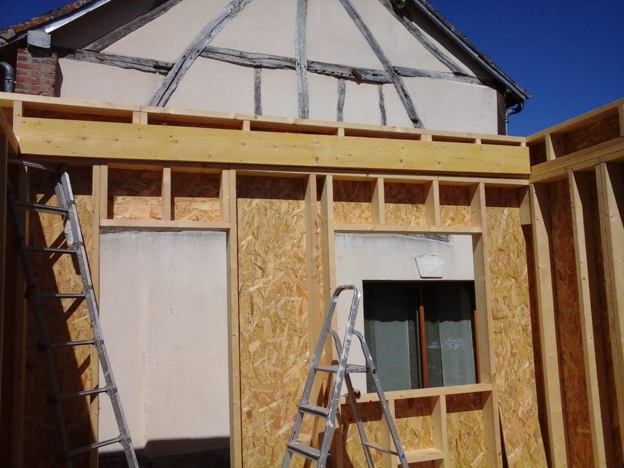 Création d'un atelier en ossature bois à Vaudreuil