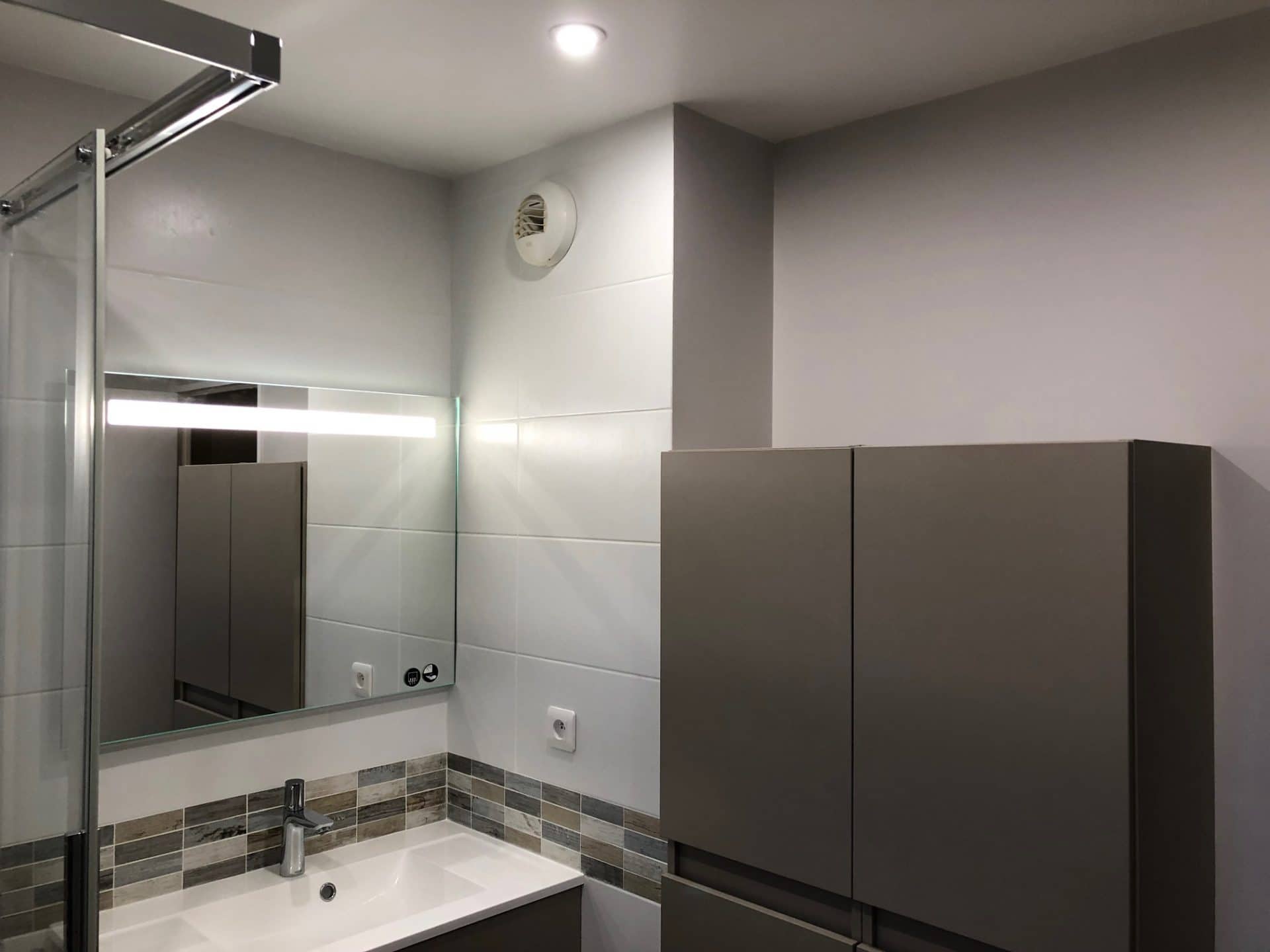 Rénovation d’une salle de bain à Aubergenville (78)