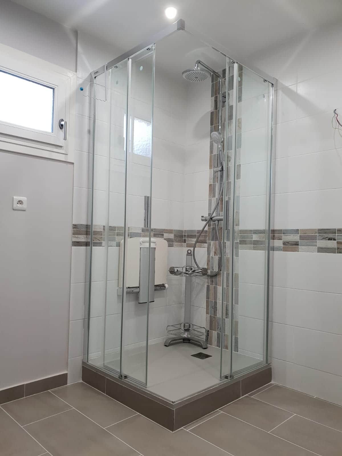 Rénovation d’une salle de bain à Aubergenville (78)