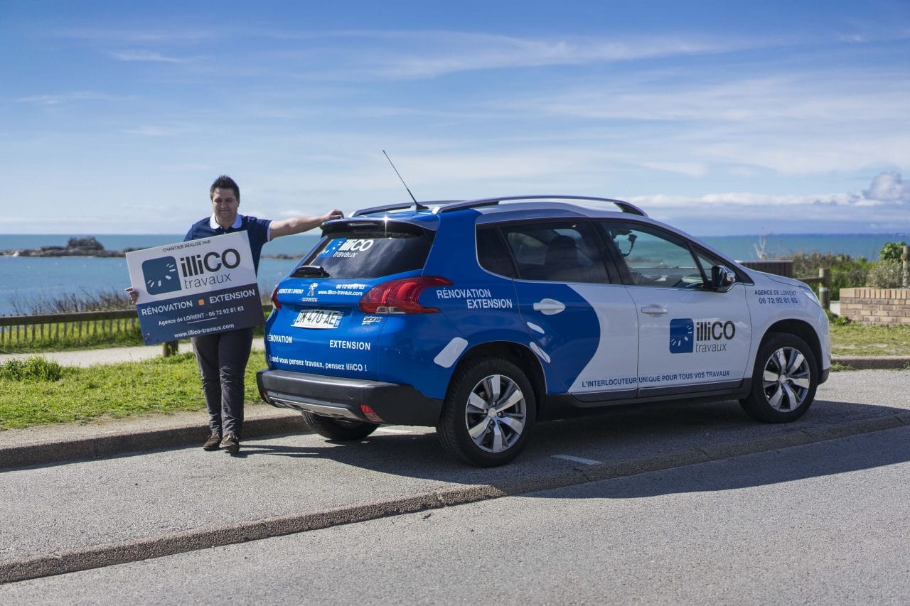 David Ogor illiCO travaux Lorient voiture