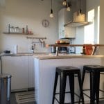 Rénovation d’un studio à Bordeaux Est cuisine ouverte