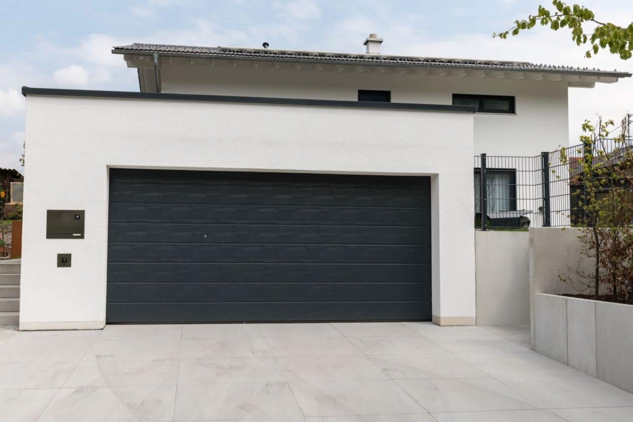 extension maison avec garage toit plat