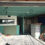 transformation garage en studio - avant travaux