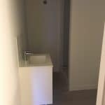 renovation appartement salle d'eau meuble vasque douche Poitiers