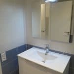 renovation appartement salle de bain meuble vasque miroir carrelage Saint-Didier-au-Mont-d'Or