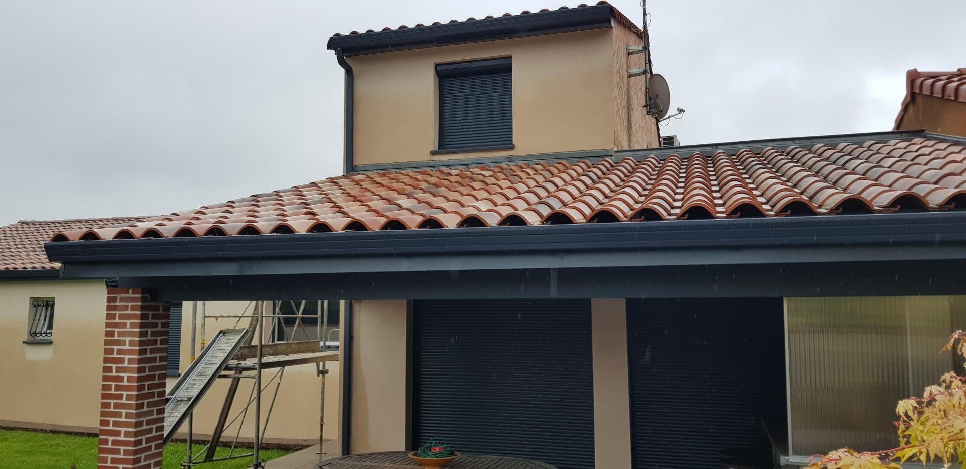 Rénovation d’une façade de maison à Eaunes (31)