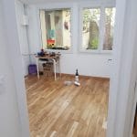 rénovation maison chambre parquet bois menuiserie Lyon 5