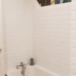 renovation appartement salle de bain baignoire carreaux metro Lyon