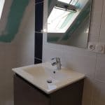 renovation salle de bain meuble vasque carrelage Lanester