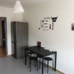 rénovation appartement cuisine revêtement peinture mur coin repas Beaumont