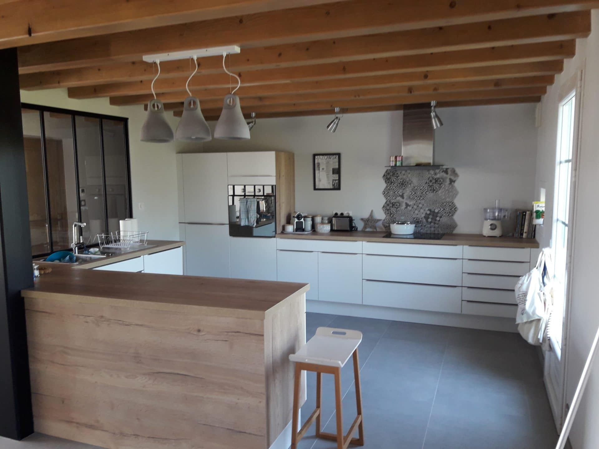Rénovation d’une maison moderne à Echiré (79)