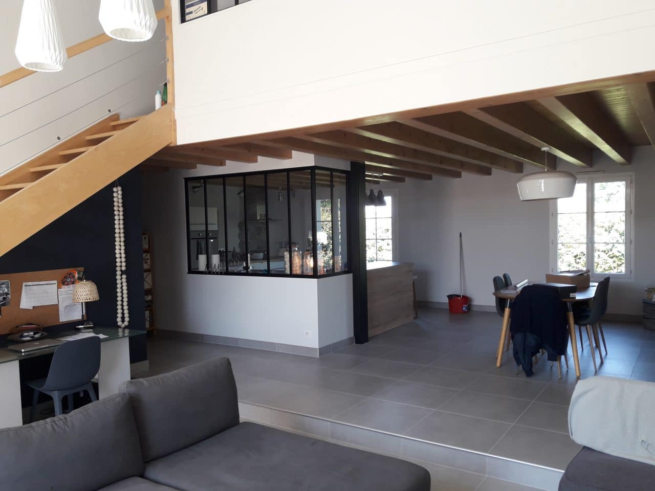 Rénovation d’une maison moderne à Echiré (79)
