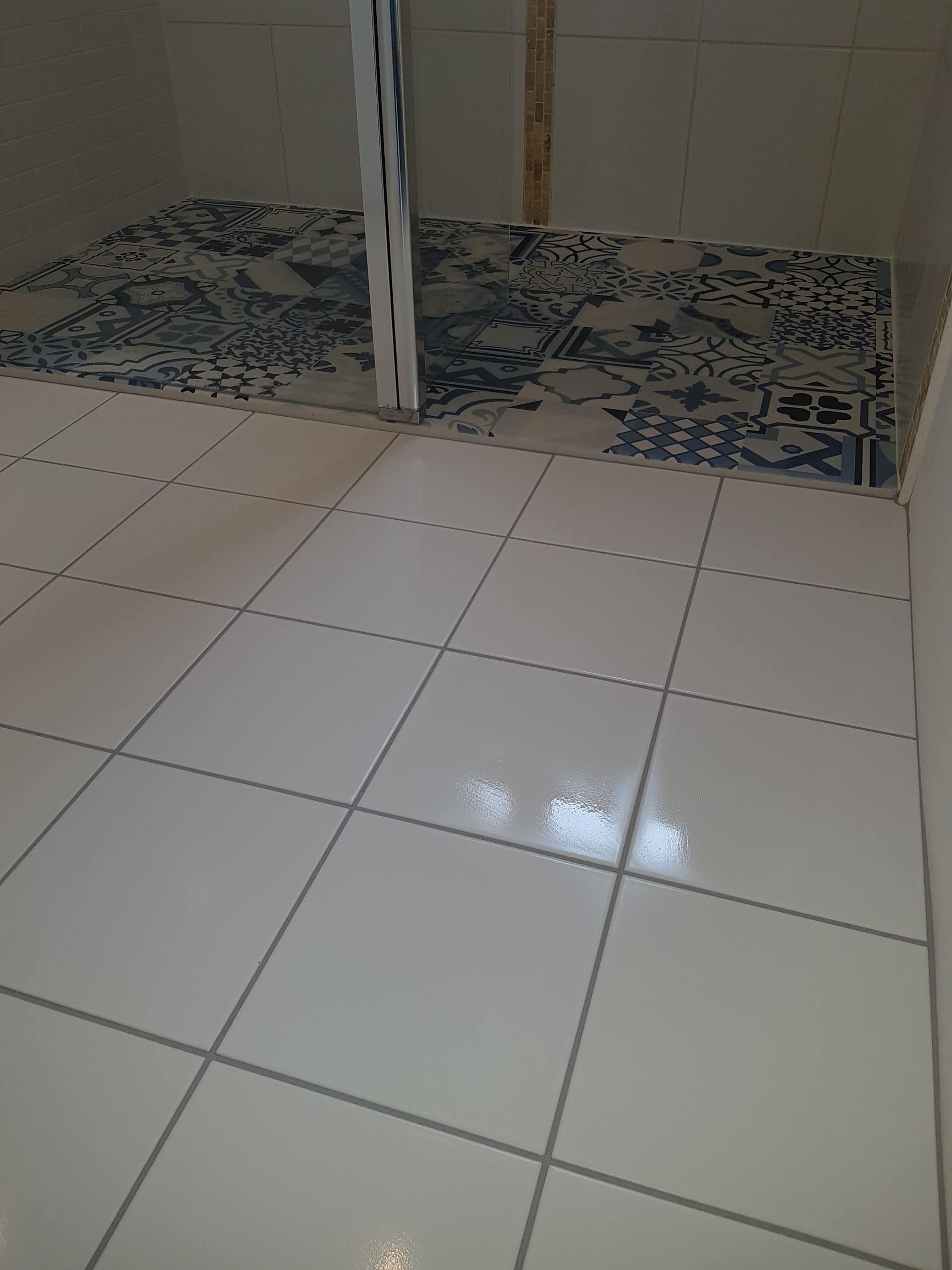 Changement du sol d’une salle de bain à Languidic (56)