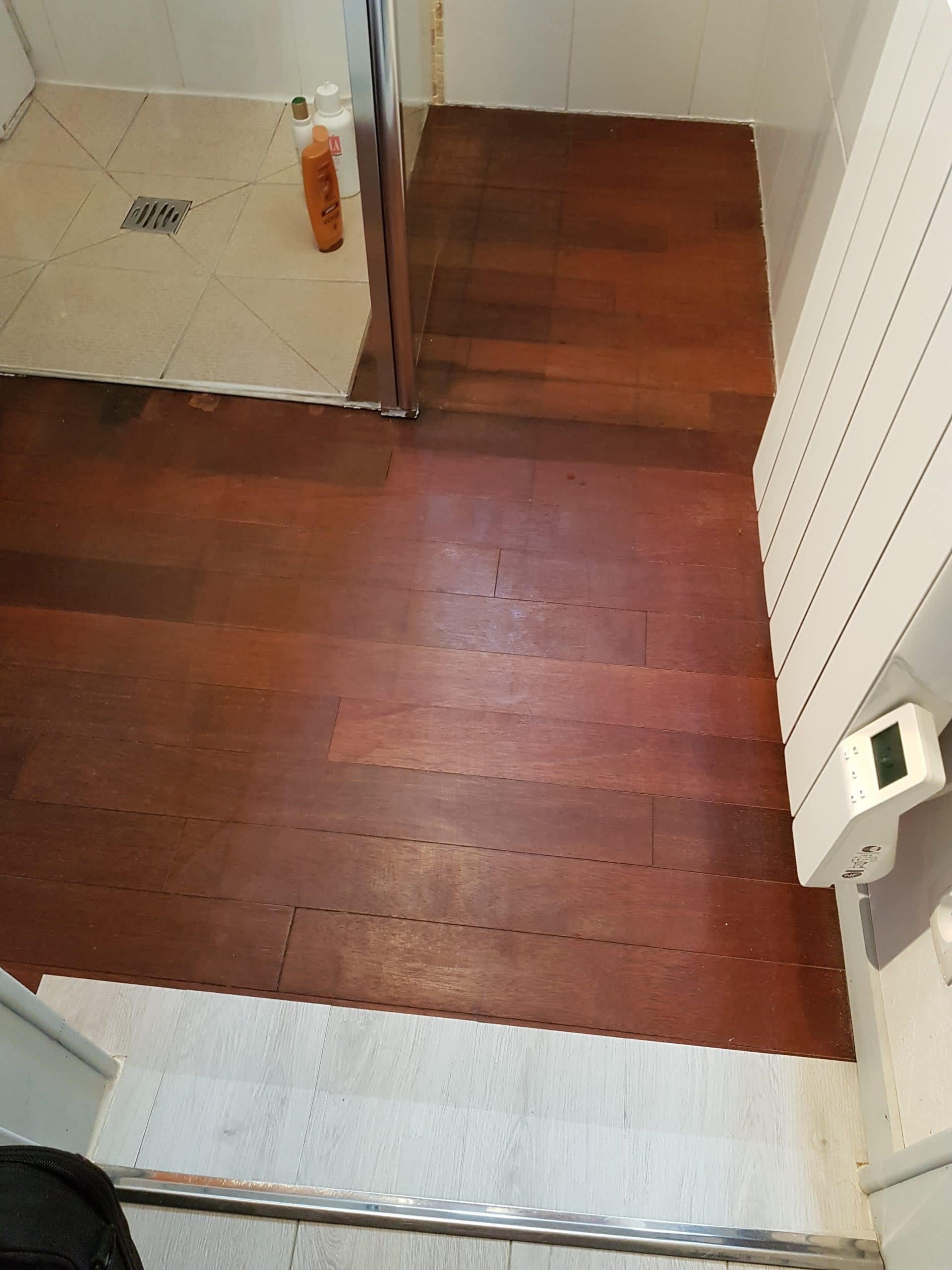 Changement du sol d’une salle de bain à Languidic (56)