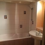 rénovation studio salle de bain avant travaux Le Croisic