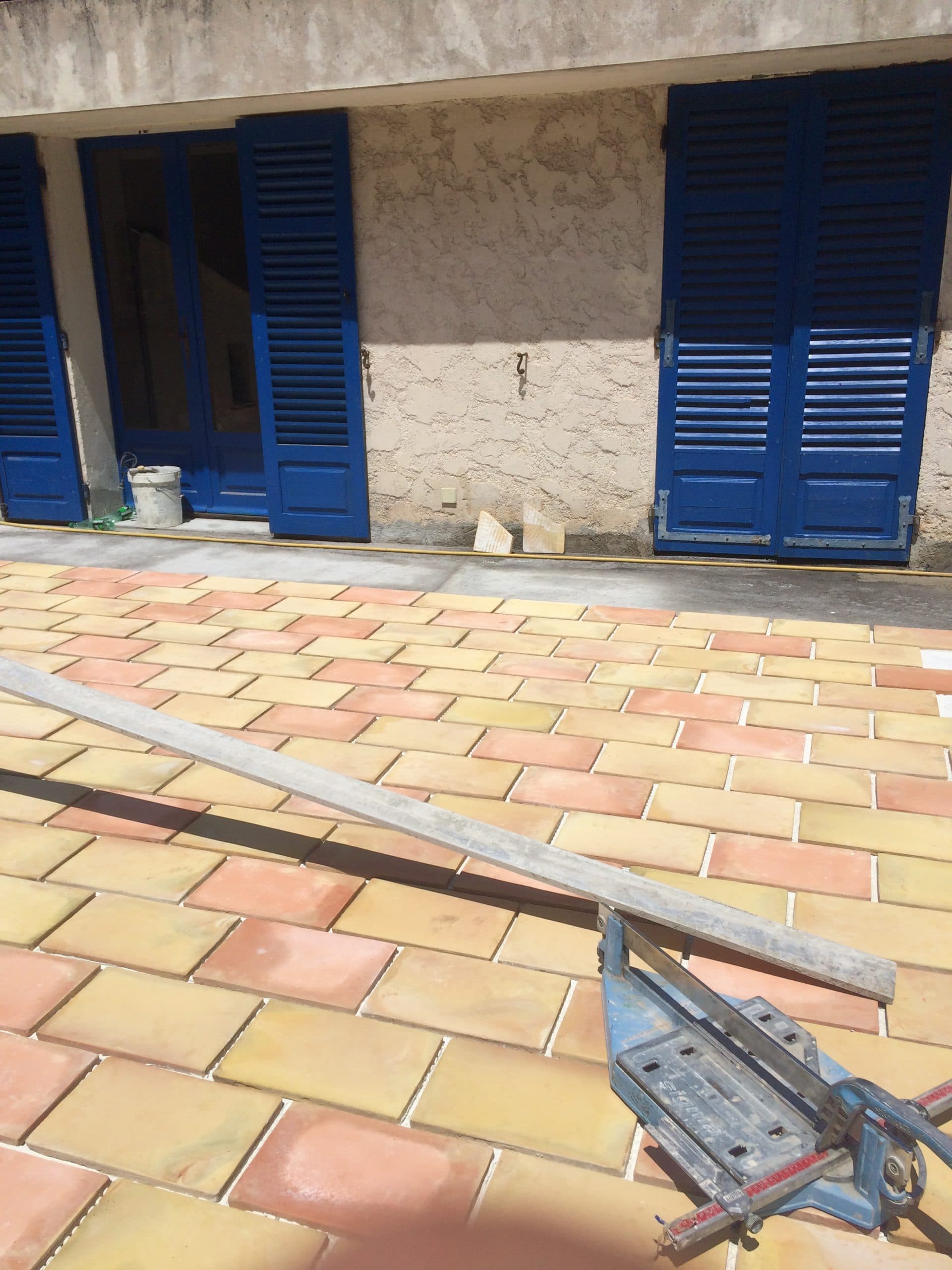 Rénovation d’une terrasse de maison provençale à Cannes (06)