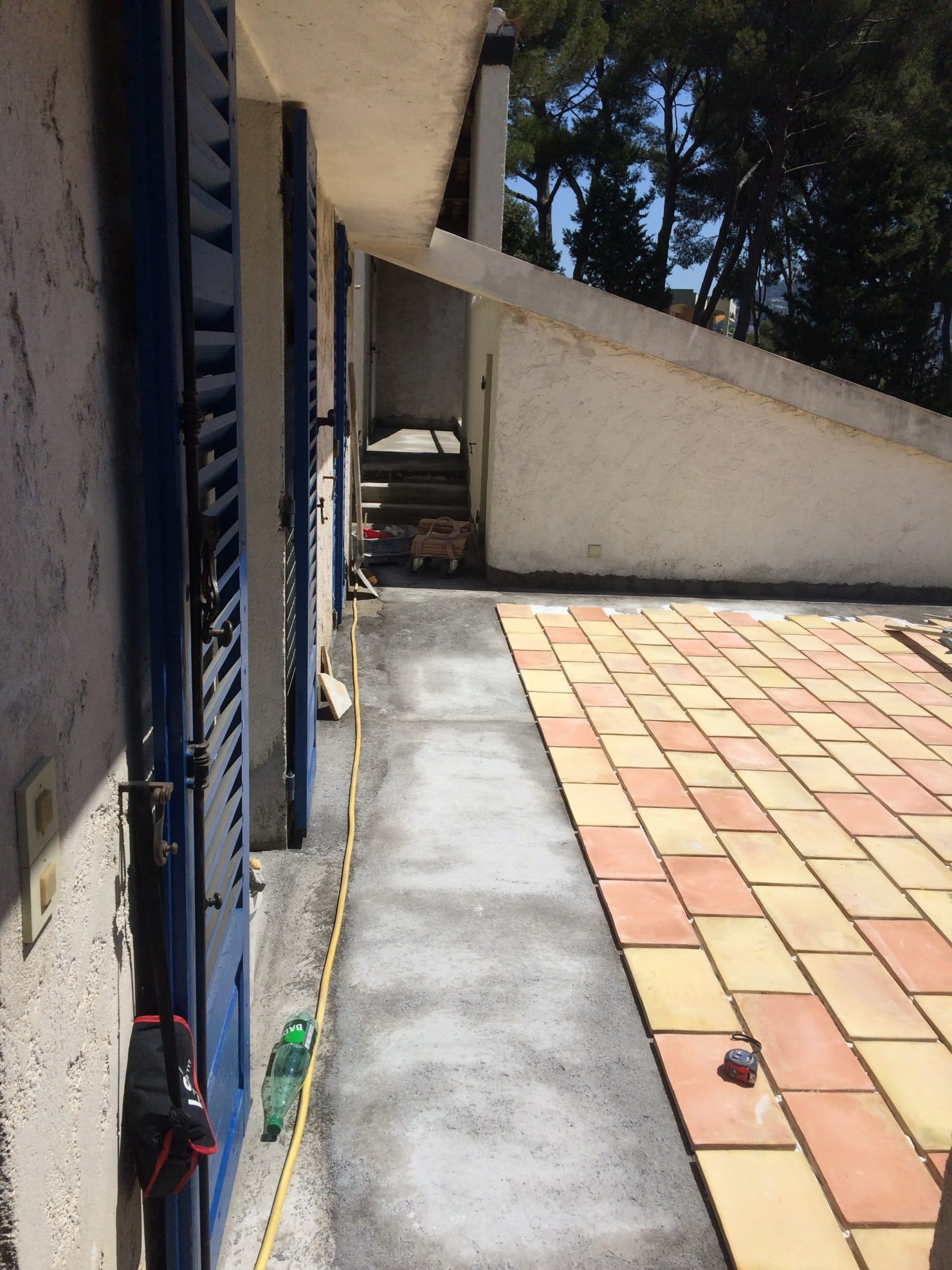 Rénovation d’une terrasse de maison provençale à Cannes (06)