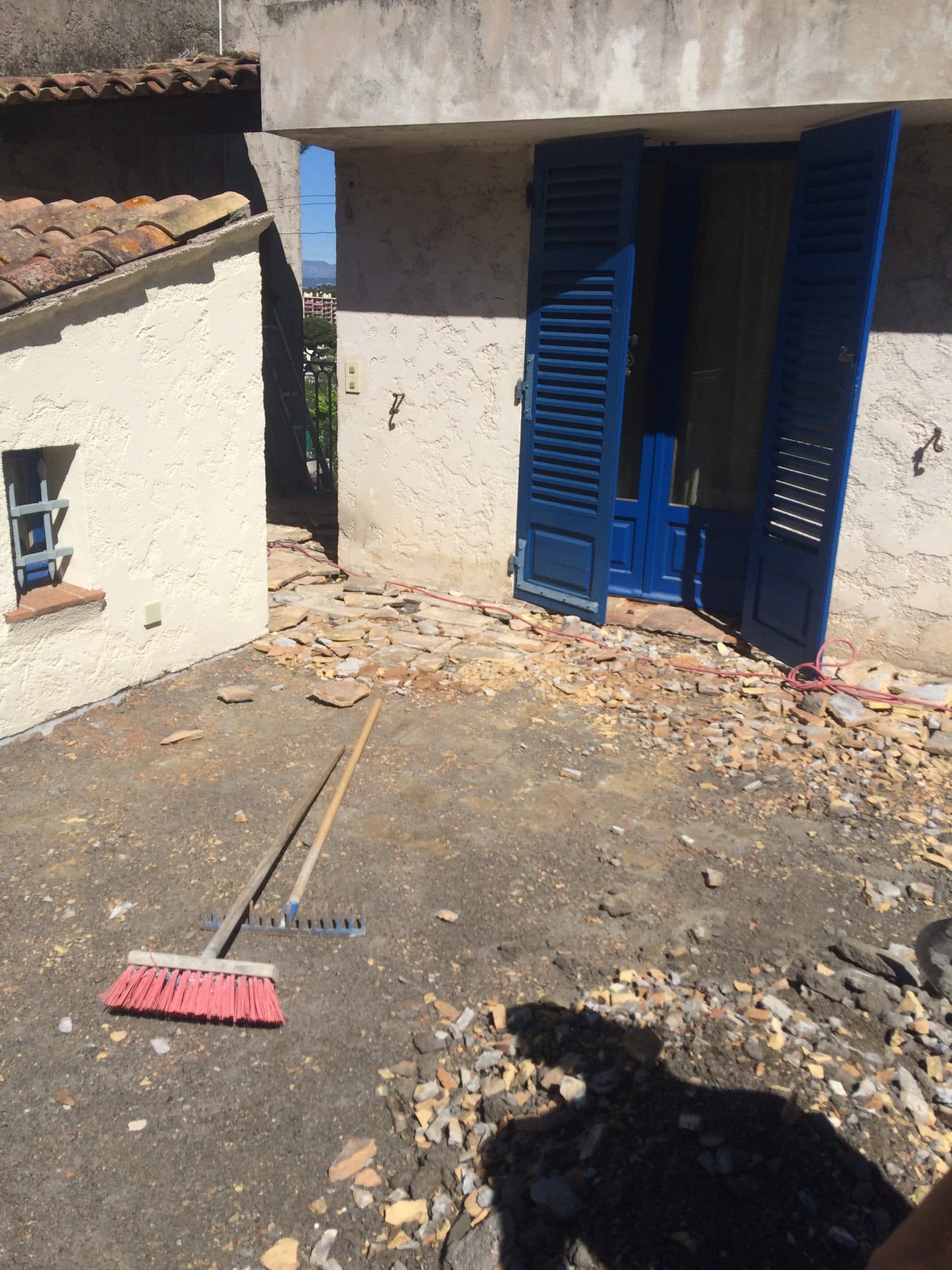 Rénovation d’une terrasse de maison provençale à Cannes (06)