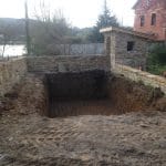 création espace piscine trou jardin terre terrasse Villefranche-sur-Saône