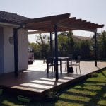 création d'une terrasse avec pergola