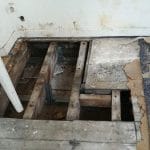 rénovation d'un appartement suite dégât des eaux : avant les travaux