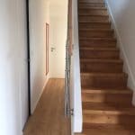 rénovation maison escalier marches bois peinture Orsay