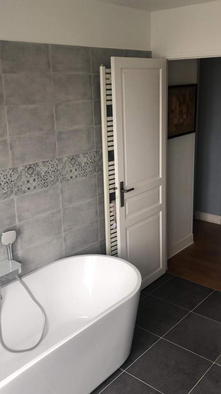 Une salle de bain rénovée à Asnières-sur-Seine (92)