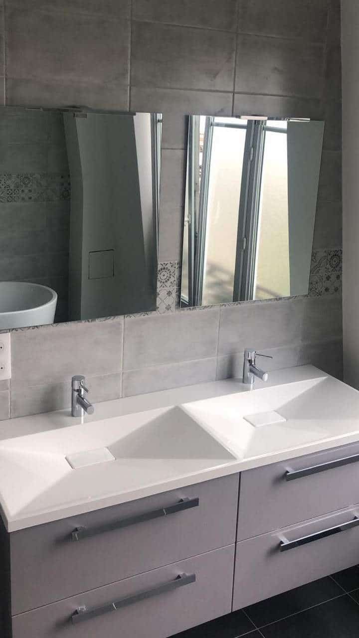 Une salle de bain rénovée à Asnières-sur-Seine (92)