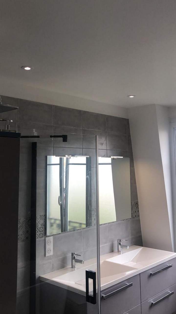 Une salle de bain rénovée à Asnières-sur-Seine (92)