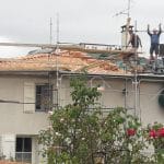 rénovation toiture pendant travaux dépose tuiles Saint-Hilaire-la-Palud
