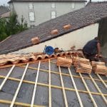rénovation toiture volige de liteau tuiles écran sous toiture Saint-Hilaire-la-Palud