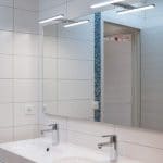 rénovation d'une maison à Montpellier : salle de bain, zoom miroir