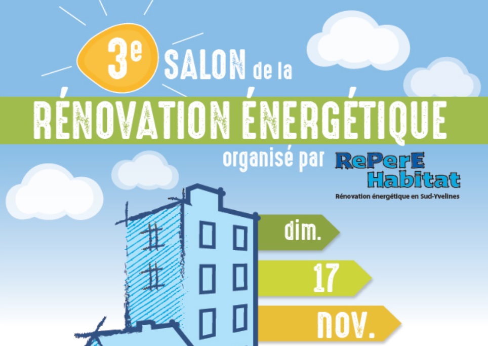 3e salon de la rénovation énergétique à Montigny-le-Bretonneux : affiche