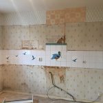 Rénovation de cuisine à Joué-Lès-Tours : cuisine en cours de travaux