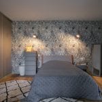 rénovation loft Niort chambre + dressing