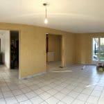 rénovation d'une maison à Bussy-Saint-Georges : salon avant rénovation