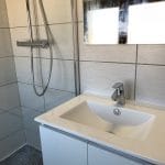 rénovation salle de bain douche faïence mur miroir paroi en verre Saint-Etienne
