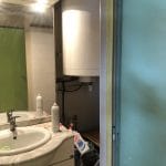 rénovation appartement sous combles à Lyon : salle de bain avant travaux