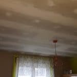 aménagement combles maison isolation faux plafond chambre Lanester