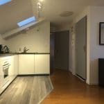 rénovation appartement sous combles à Lyon : cuisine coin cuisine après travaux