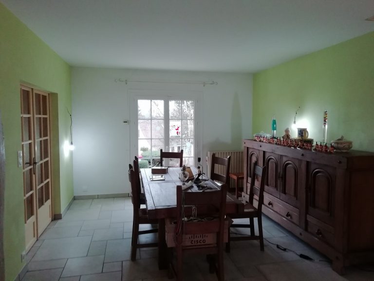 Rénovation d’un salon / séjour près de Chartres (28)