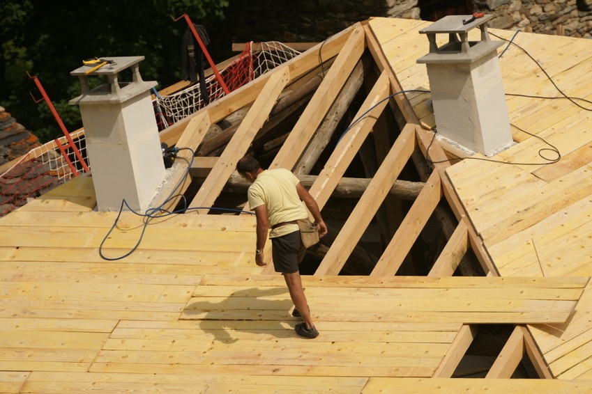 Rénovation toiture d'une maison d'hôte  Djerba