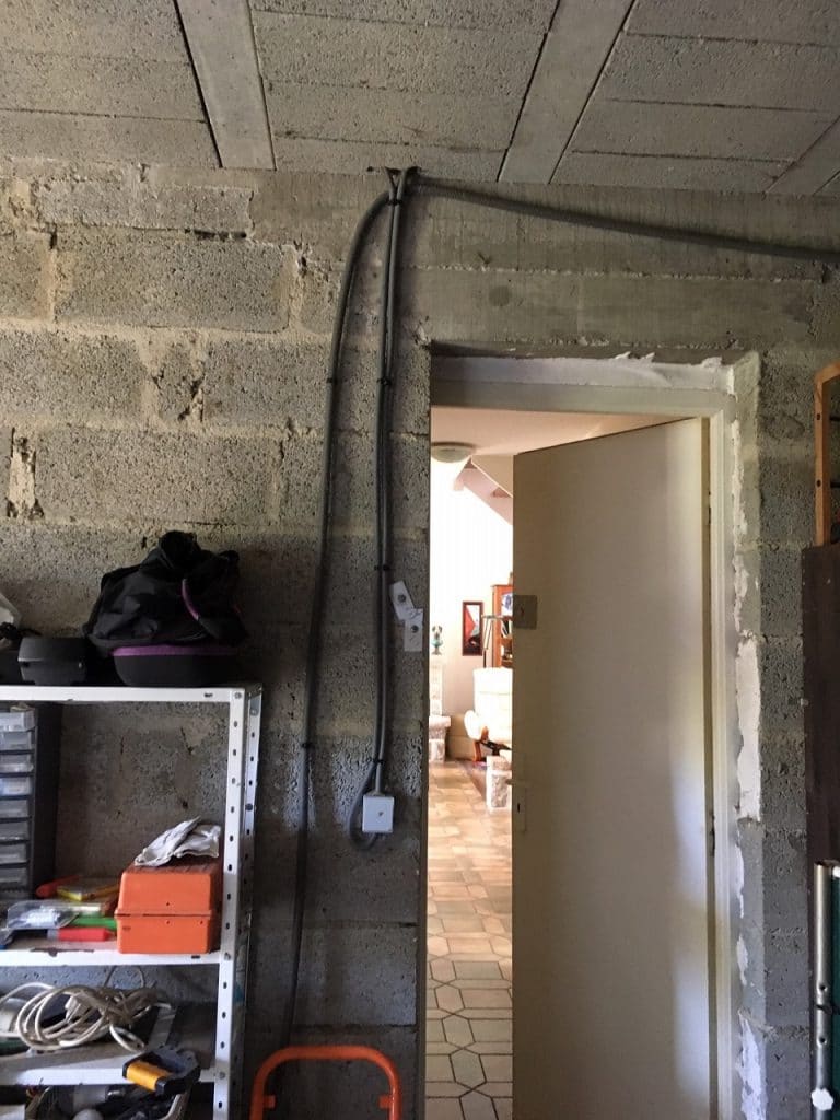 Création d’une chambre dans un garage à Vannes (56)